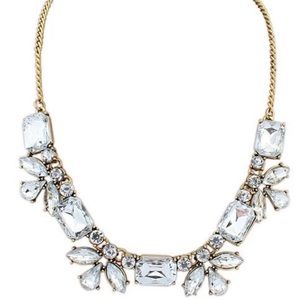 Crystal statement necklace
